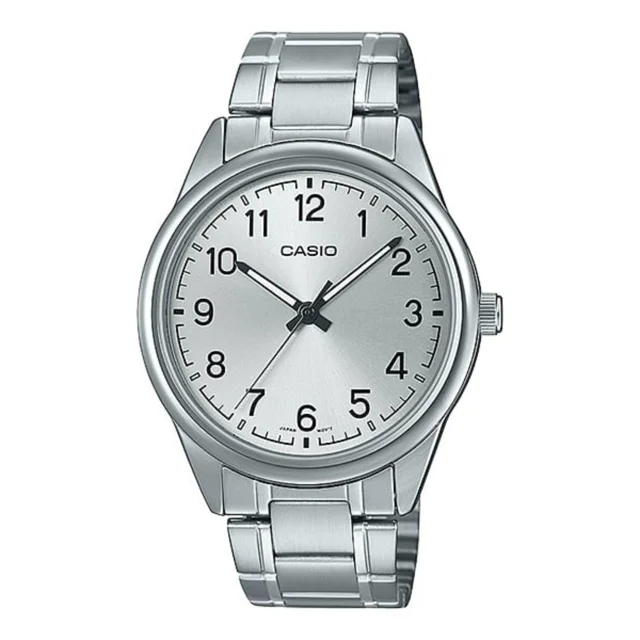 ساعت مچی مردانه کاسیو Casio MTP-V005D-7B4 – بند استیل، صفحه سیلور، کلاسیک روزمره